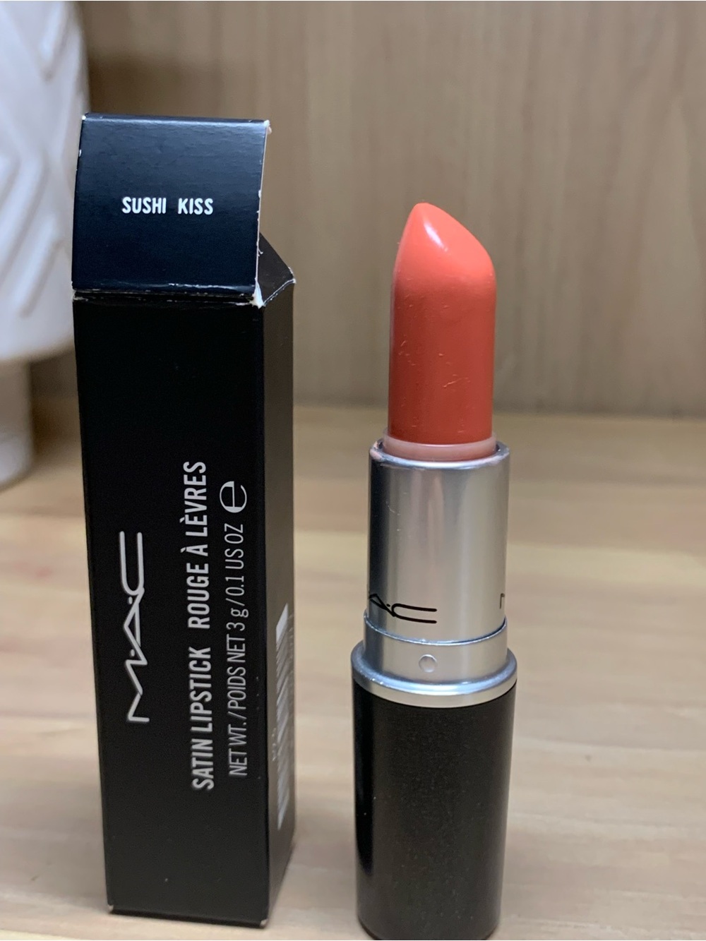 MAC Cosmetics Satin Lipstick - Sushi Kiss (Peach Coral)